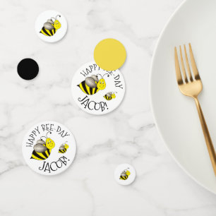 Fijne bijendag Bumblebee Gele Bumble Bee Birthday Confetti