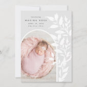 Fijne bladeren | Aankondiging van de foto ter gebo (Voorkant)