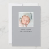 Fijne bladeren | Aankondiging van de foto ter gebo (Achterkant)