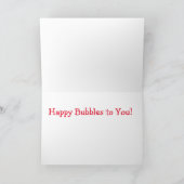Fijne Bubbles Kaart (Binnen)
