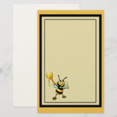 Fijne Bumble met een honingzak Briefpapier (Voorkant / Achterkant)