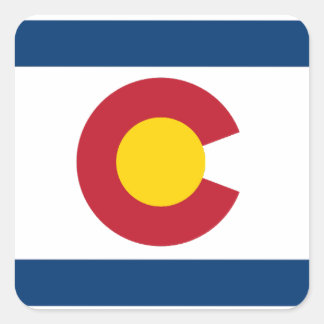 Fijne Colorado Dag! Vierkante Sticker
