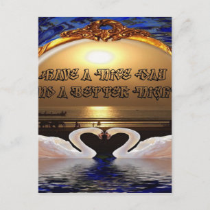 Fijne dag en een betere avond tekst quote briefkaart