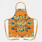 Fijne dag en een betere Night All-Over print Schort (Voorkant)