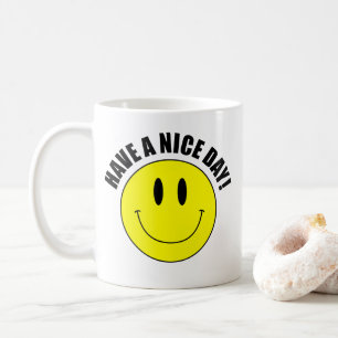 FIJNE DAG! Smilie Face Coffee Mok