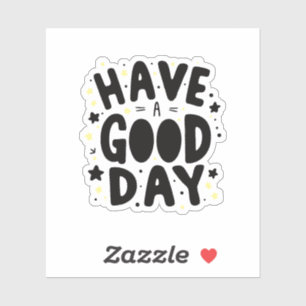 Fijne dag sticker