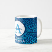 Fijne dag van de administratieve professional koffiemok (Voorkant rechts)