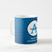 Fijne dag van de administratieve professional koffiemok (Voorkant links)