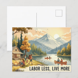 Fijne Dag van de Arbeid Ansichtkaart Briefkaart