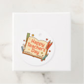 Fijne dag van de leraar bedankjes labels (In situ)