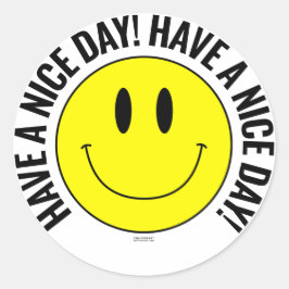 Fijne dag verder! Smilie Sticker