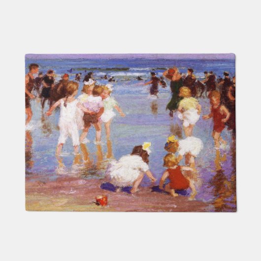 Fijne dagen op het strand deurmat (Voorkant)