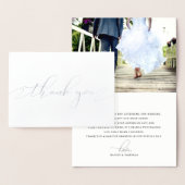 Fijne dank voor het script (Real Foil) Folie Kaarten (Display)