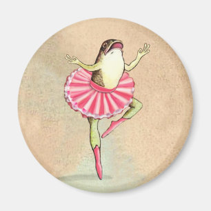 Fijne dansende Ballerina Kikker Magnet Magneet