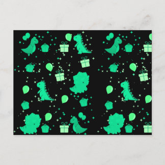 Fijne dinomight verjaardag briefkaart