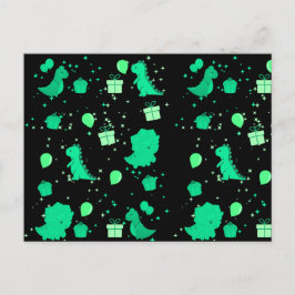 Fijne dinomight verjaardag briefkaart