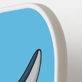 Fijne doornvis cartoon pickleball paddle (Links Detail)