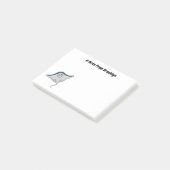 Fijne doornvis cartoon post-it® notes (Schuin)