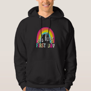 Fijne eerste dag Laten we dit doen Welkom terug na Hoodie
