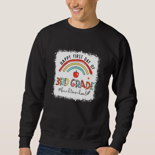 Fijne eerste dag van de 3e graadregenboog terug na trui (Voorkant)