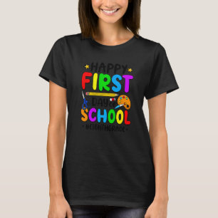 Fijne eerste dag van de achtste klas van de leerkr t-shirt