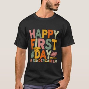 Fijne eerste dag van de kinderopvang naar school t-shirt