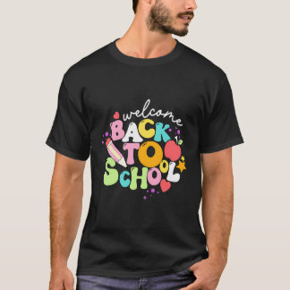 Fijne eerste dag van de leerkracht terug naar scho t-shirt