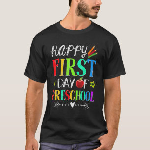Fijne eerste dag van de lerarenopleiding in de kle t-shirt