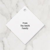 Fijne Eerste Dag van de School Bedankjes Labels (Achterkant)