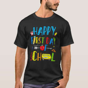 Fijne eerste dag van de schoolleraar-student terug t-shirt