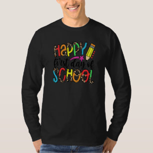 Fijne eerste dag van de schoolleraar-student terug t-shirt