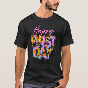 Fijne eerste dag van de schoolreis Dye Leopard 7th T-shirt