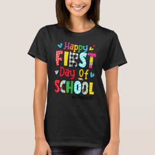 Fijne eerste dag van de vijfde klas terug naar Sch T-shirt