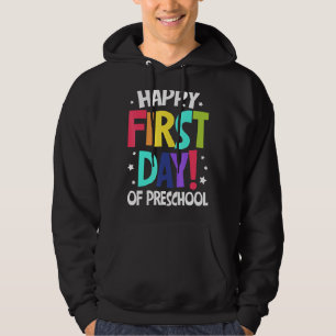 Fijne eerste dag van de voorschoolse Kinderen teru Hoodie