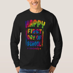 Fijne eerste dag van het schoolleven terug naar Sc T-shirt