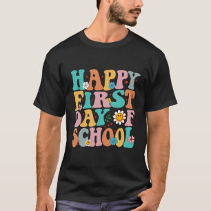 Fijne eerste dag van schoolleraren studenten terug t-shirt