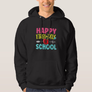 Fijne eerste dag van schoollerarenkinderen hoodie