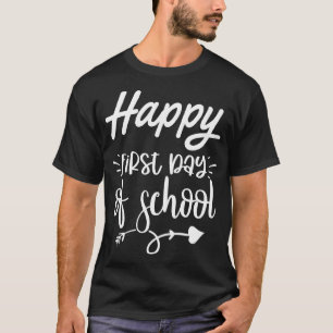 Fijne eerste schooldag t-shirt