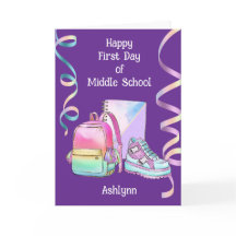 Fijne eerste schooldag voor dochter