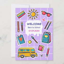 Fijne eerste schooldag WELKOM Save The Date