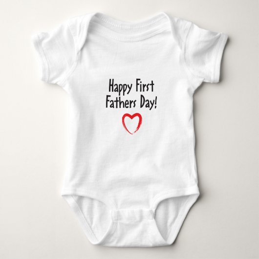 Fijne eerste Vaderdag papa! Romper (Voorkant)