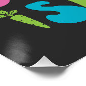 Fijne Eggster. Grappig Pasen Perfect Poster (Hoek)