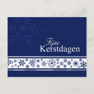 Fijne feestdag - Nederlands kerstfeest Feestdagenkaart
