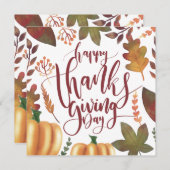 Fijne feestdag | Uitnodiging (Voorkant / Achterkant)