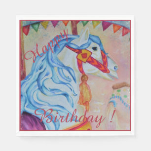 Fijne feestdag voor een prettige feestdag servet