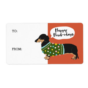 Fijne feestdagen etiket