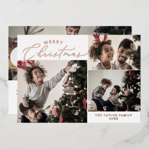 Fijne Folie Kerst 4 Foto-nieuwsbrief Feestdagenkaart