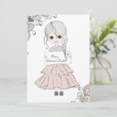 Fijne Galentinedag. Feestdagenkaart (Staand voorkant)