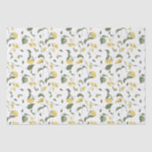 Fijne gele wildbloemen die papier verpakken (Voorkant)