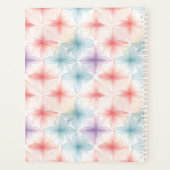 Fijne geometrische bloem planner (Achterkant)